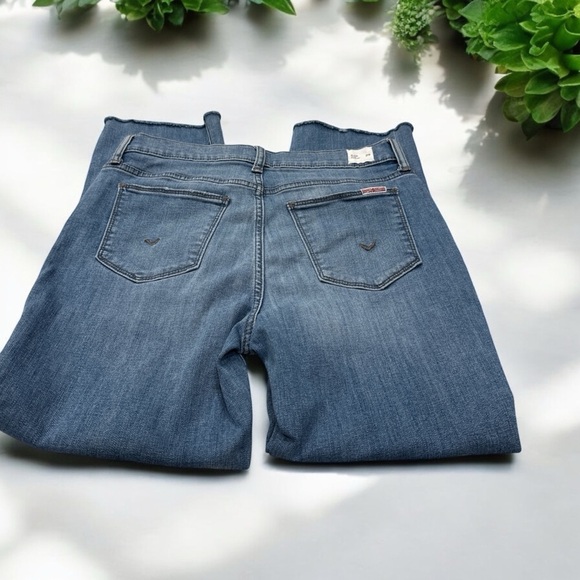 HUDSON JEANS BLAIR HIGH RISE STRAIGHT CROP LADIE'S COLOR CLAUDIA SIZE 29 - Picture 10 of 13